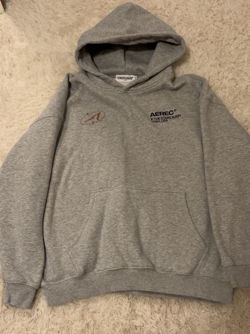Men's Grey Pullover Hoodie